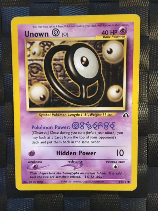 Unown O Common Neo Discovery 2
