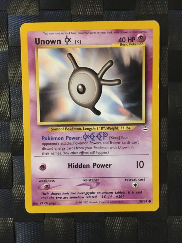 Unown K Common Neo Revelation 2