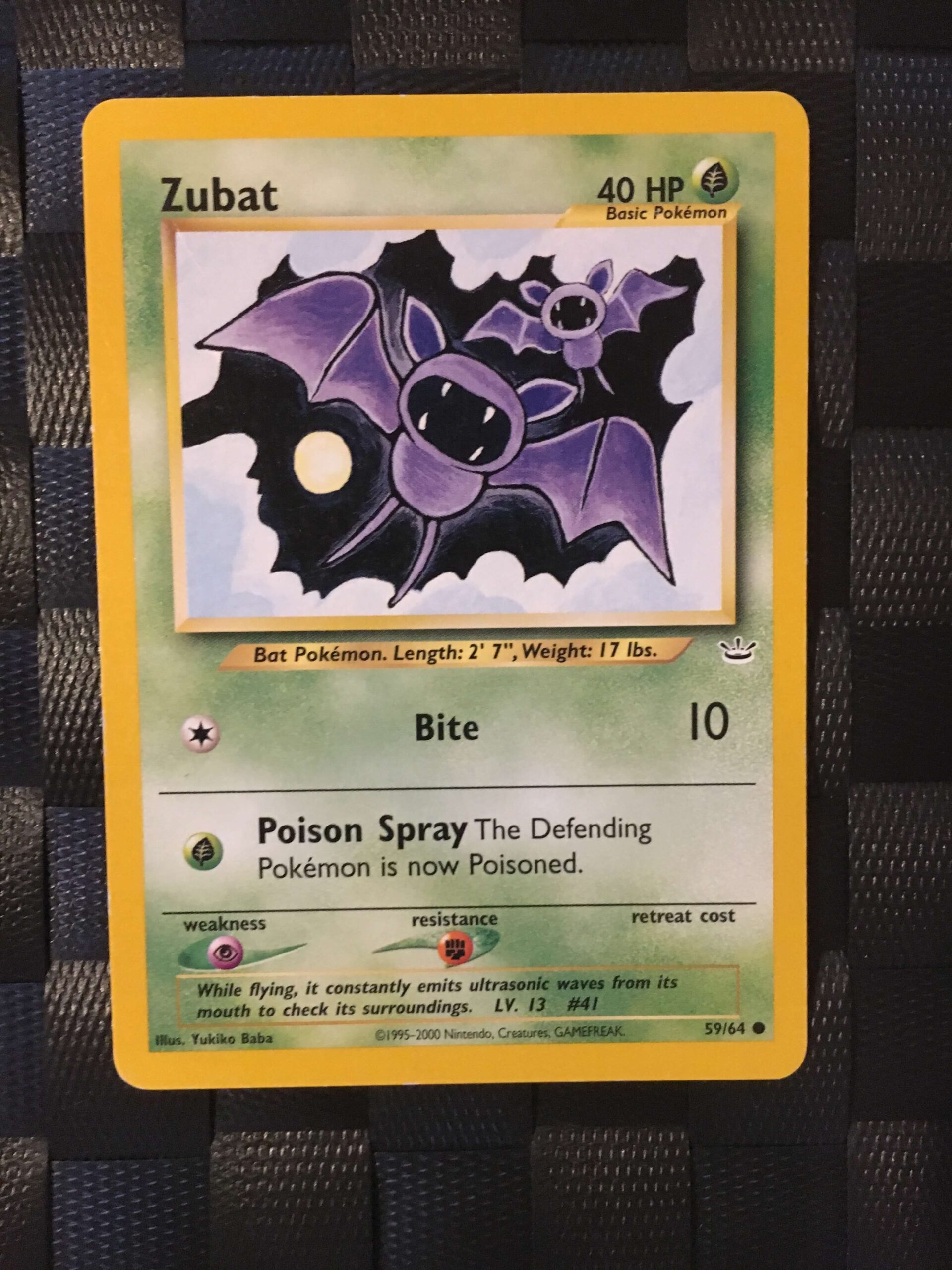 Zubat Common Neo Revelation 2