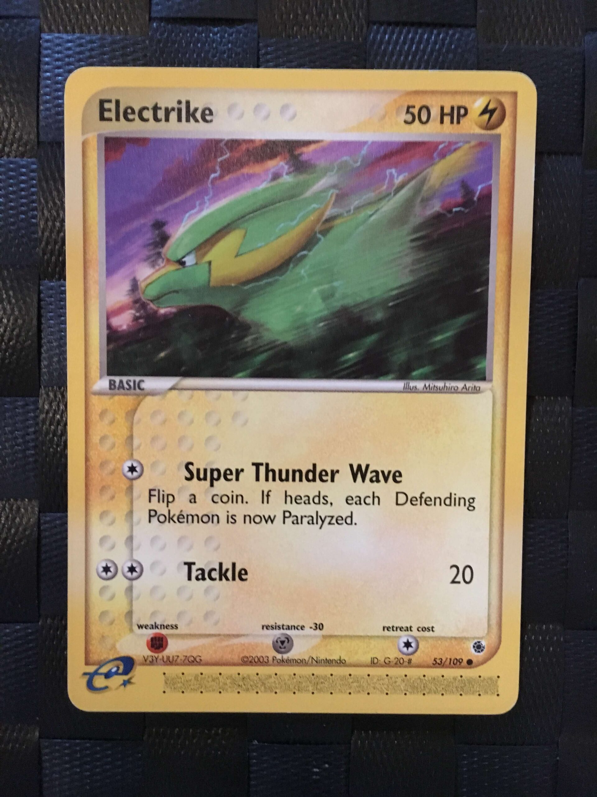 Electrike Uncommon Ex Ruby & Sapphire Electrike Uncommon Ex Ruby & Sapphire