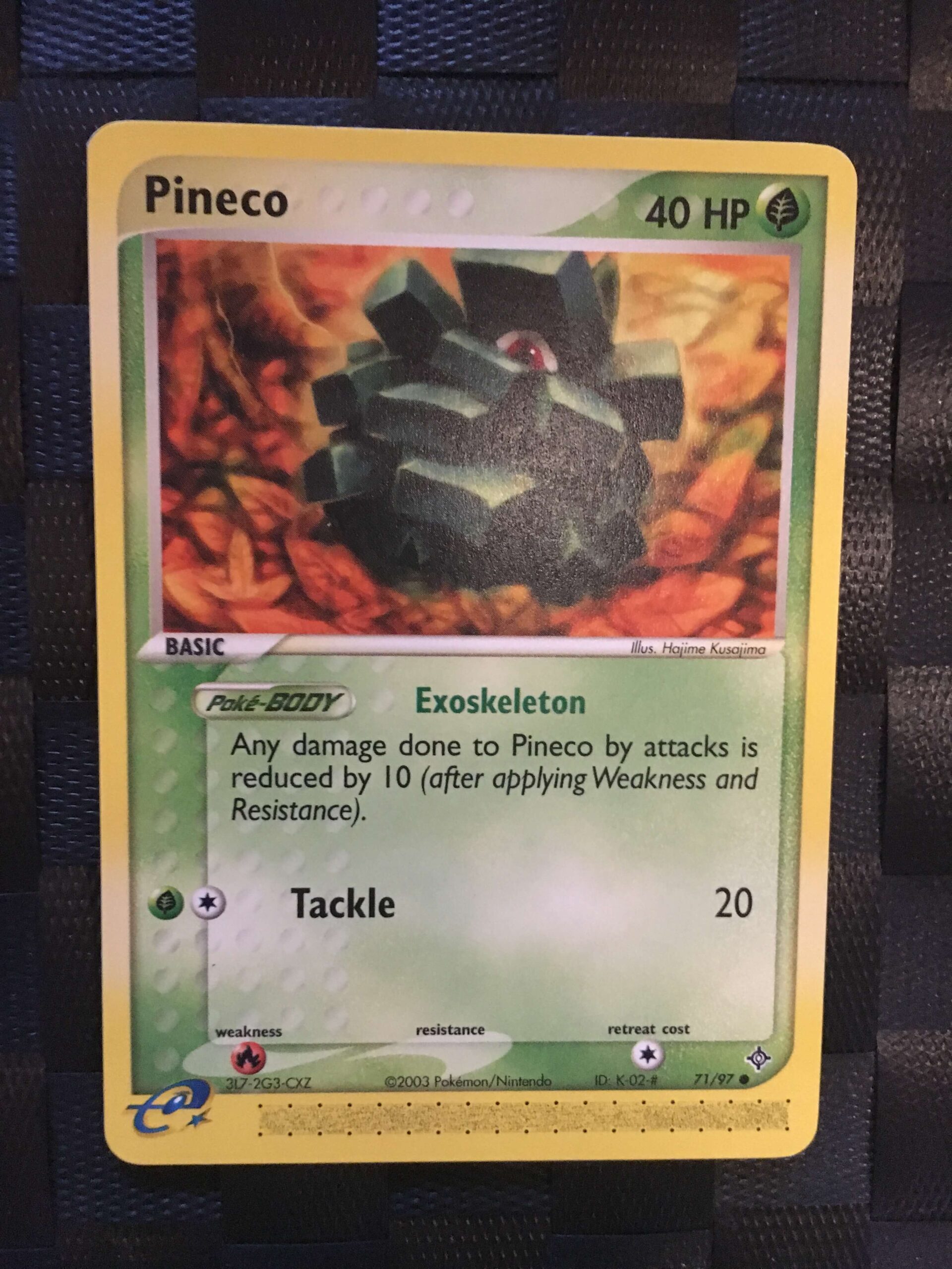 Pineco Common Ex Dragon Pineco Common Ex Dragon