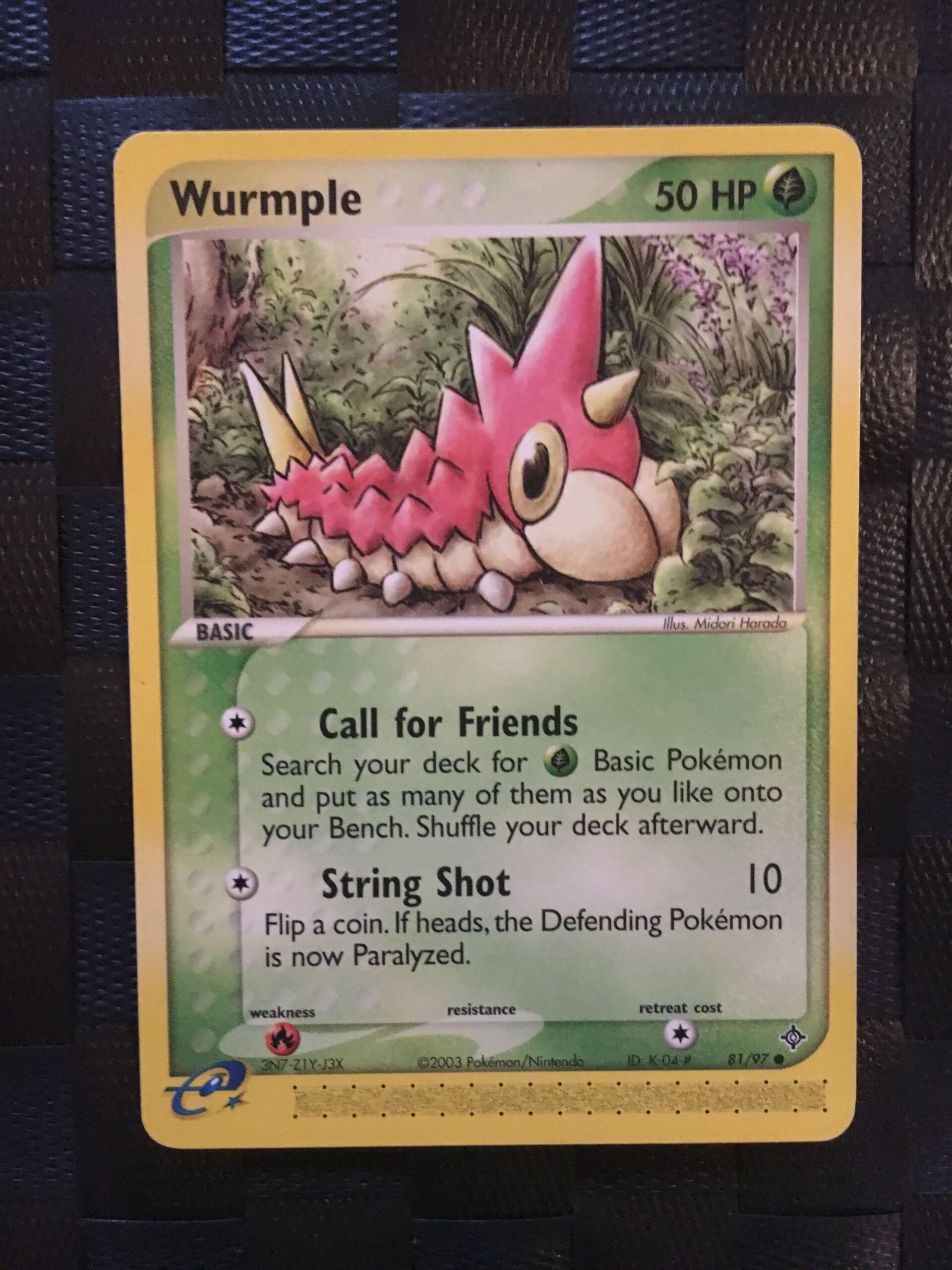 Wurmple Common Ex Dragon 2 Wurmple Common Ex Dragon 2