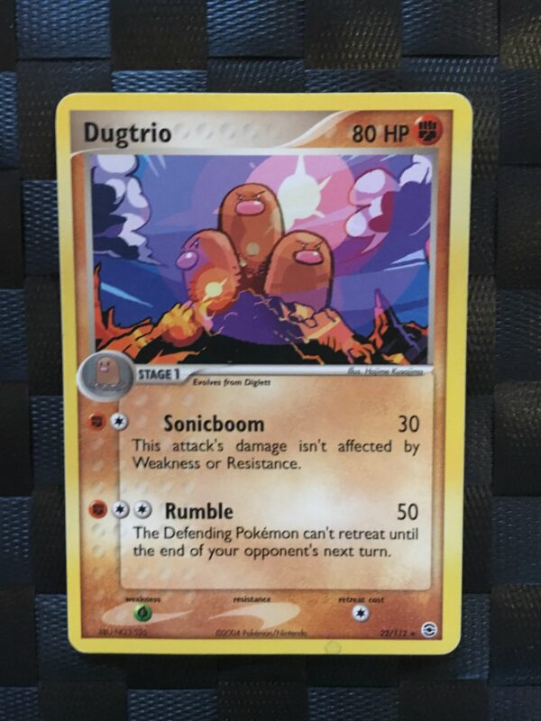 Dugtrio Rare Ex FireRed & LeafGreen