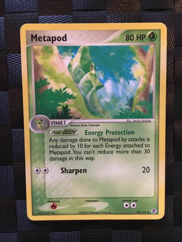 Metapod Uncommon Ex FireRed & LeafGreen