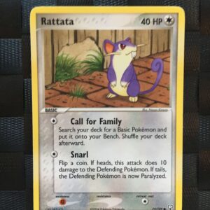Rattata Common Ex Team Rocket Returns 3