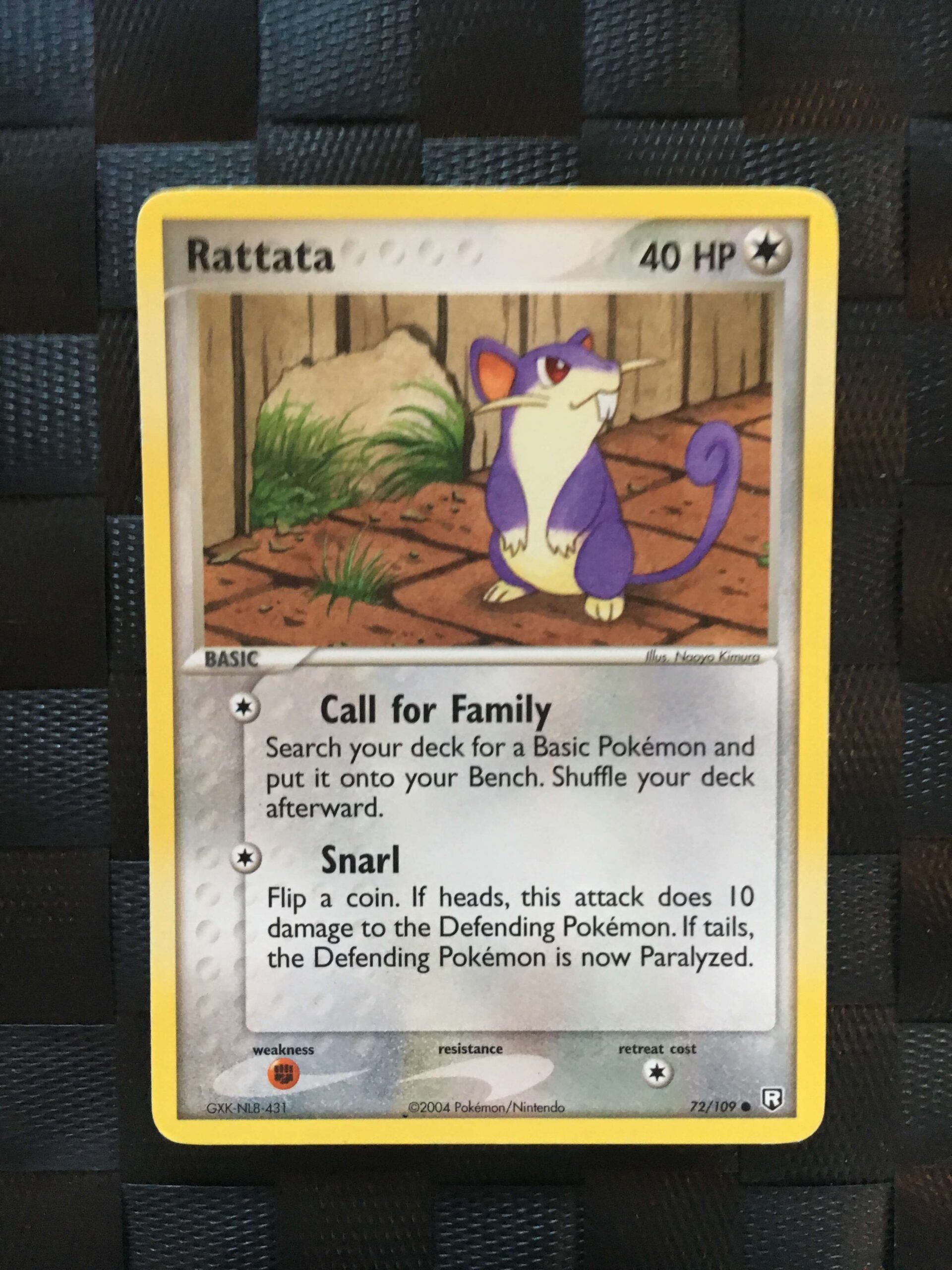 Rattata Common Ex Team Rocket Returns 3