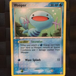 Wooper Common Ex Team Rocket Returns