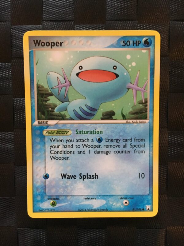 Wooper Common Ex Team Rocket Returns