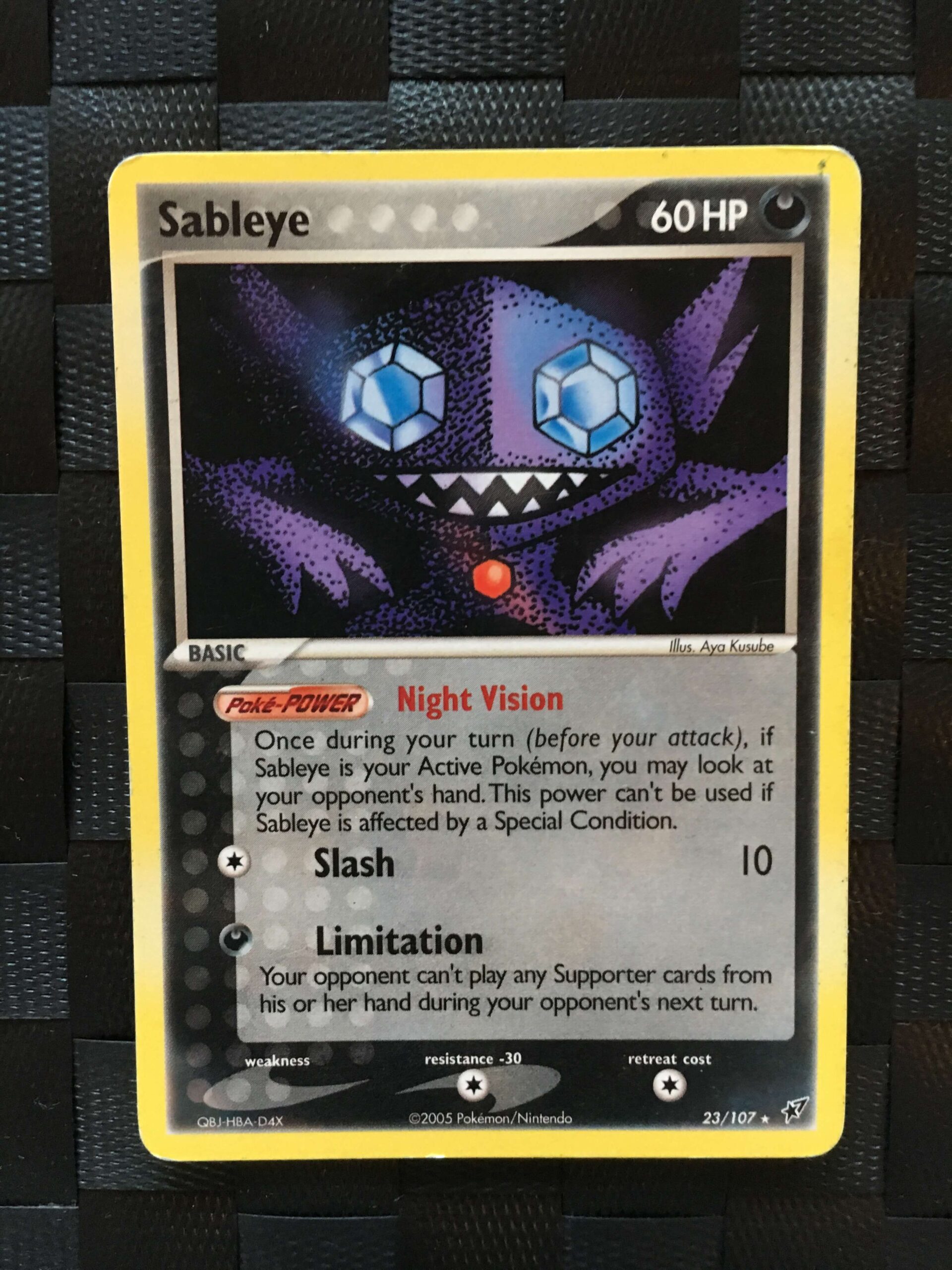 Sableye Rare Ex Deoxys Sableye Rare Ex Deoxys
