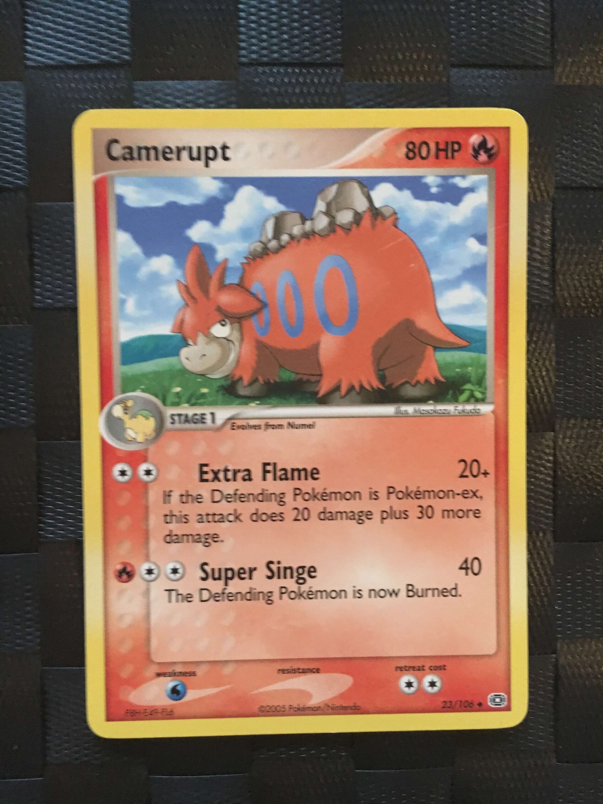 Camerupt Uncommon Ex Emerald Camerupt Uncommon Ex Emerald