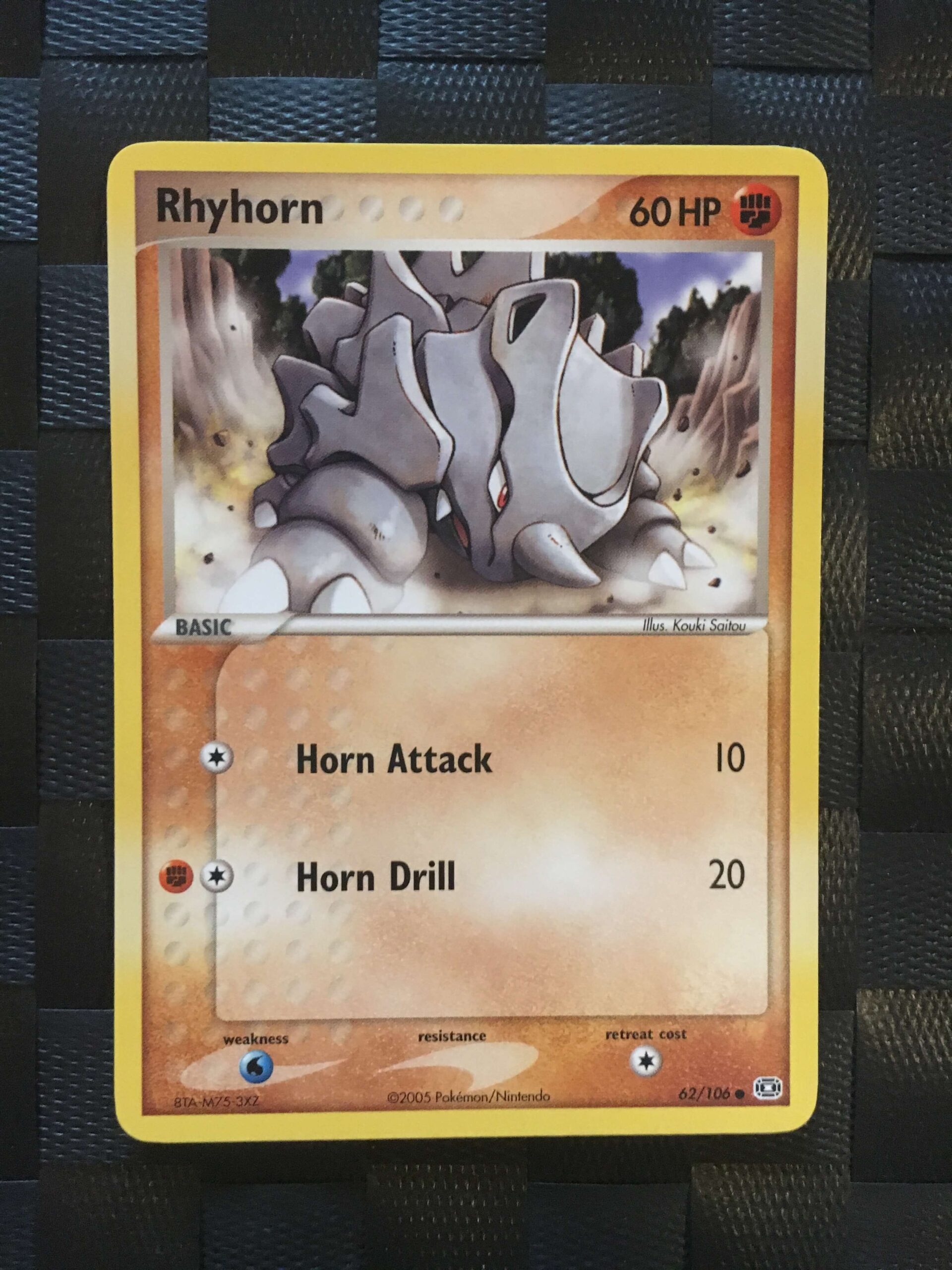 Rhyhorn Common Ex Emerald Rhyhorn Common Ex Emerald