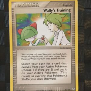Wally’s Training Uncommon Trainer Ex Emerald
