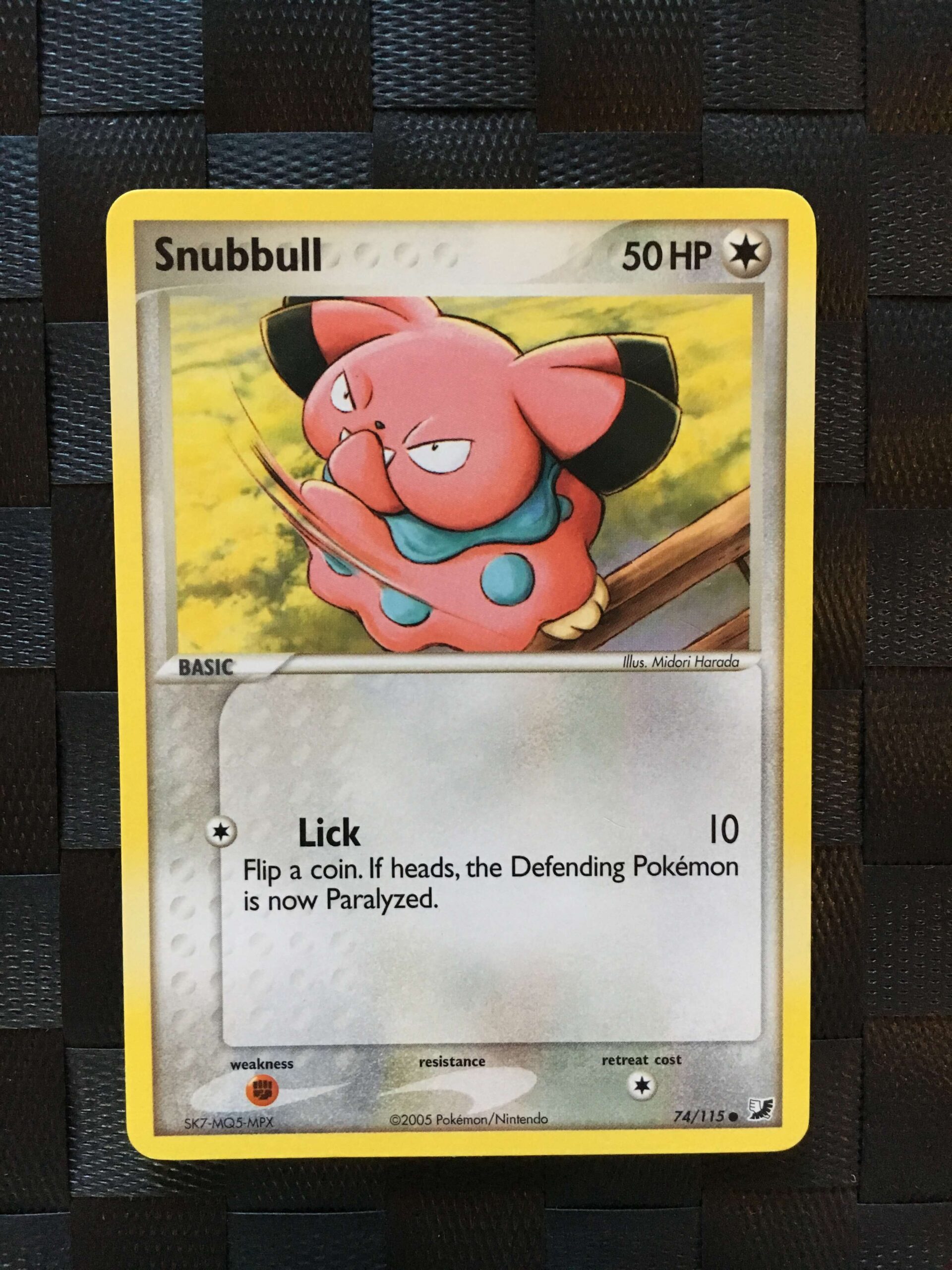 Snubbull Common Ex Unseen Forces Snubbull Common Ex Unseen Forces