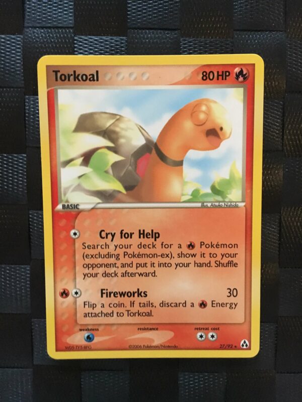 Torkoal Rare Ex Legend Maker