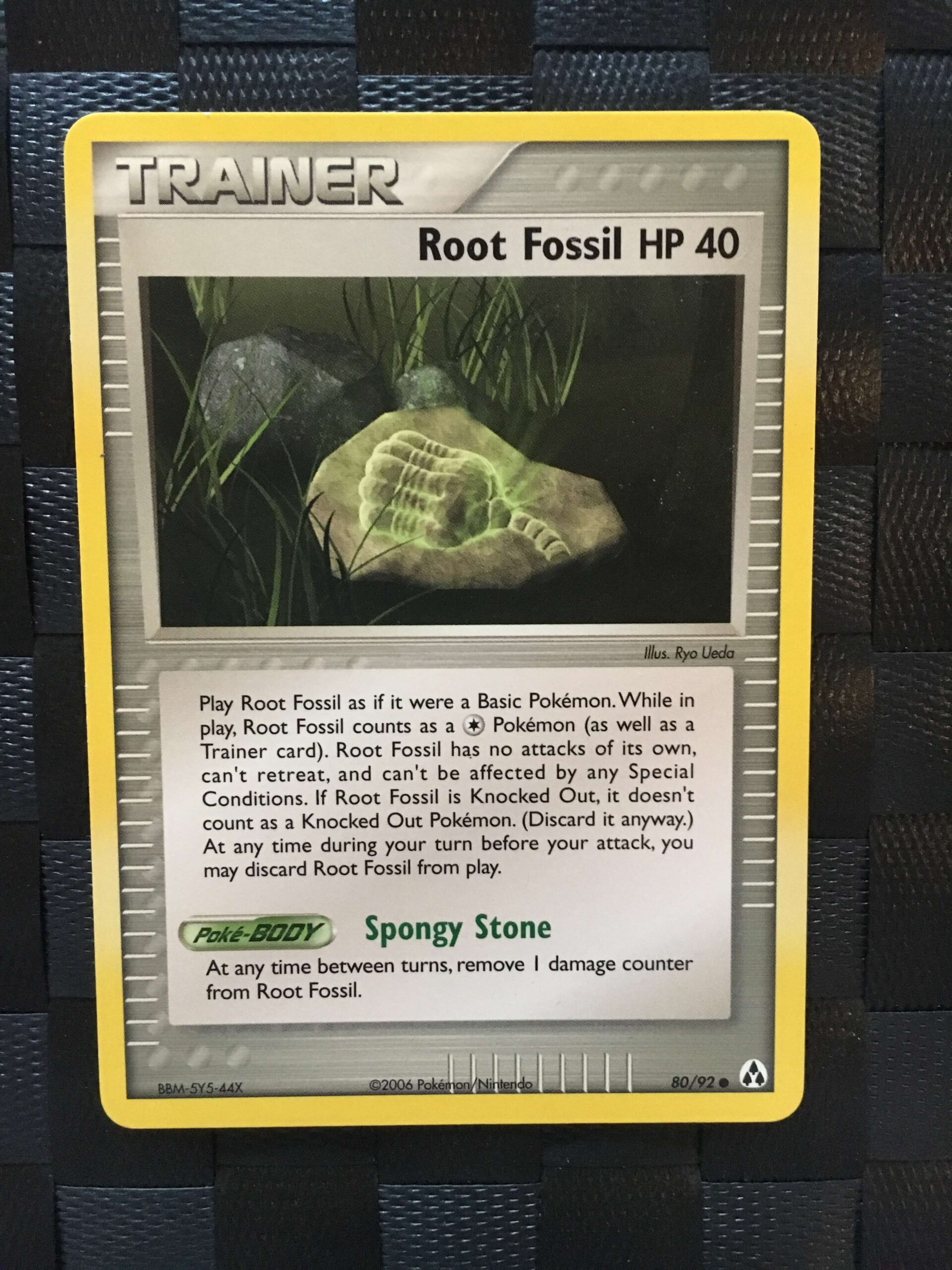 Root Fossil HP 40 Common Trainer Ex Legend Maker