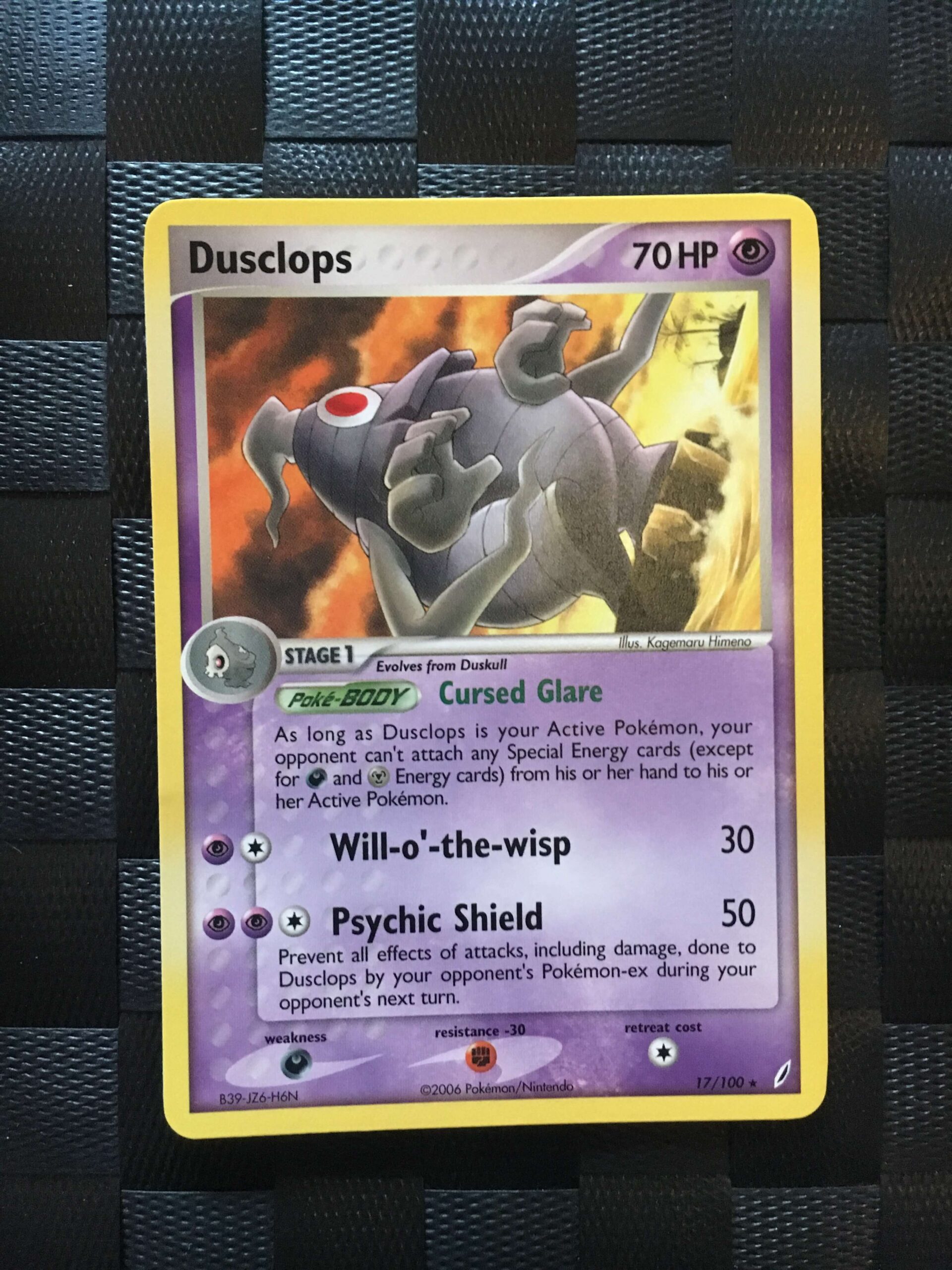 Dusclops Rare Ex Crystal Guardians