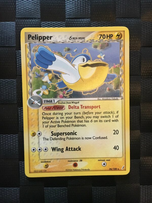 Pelipper Rare Ex Crystal Guardians