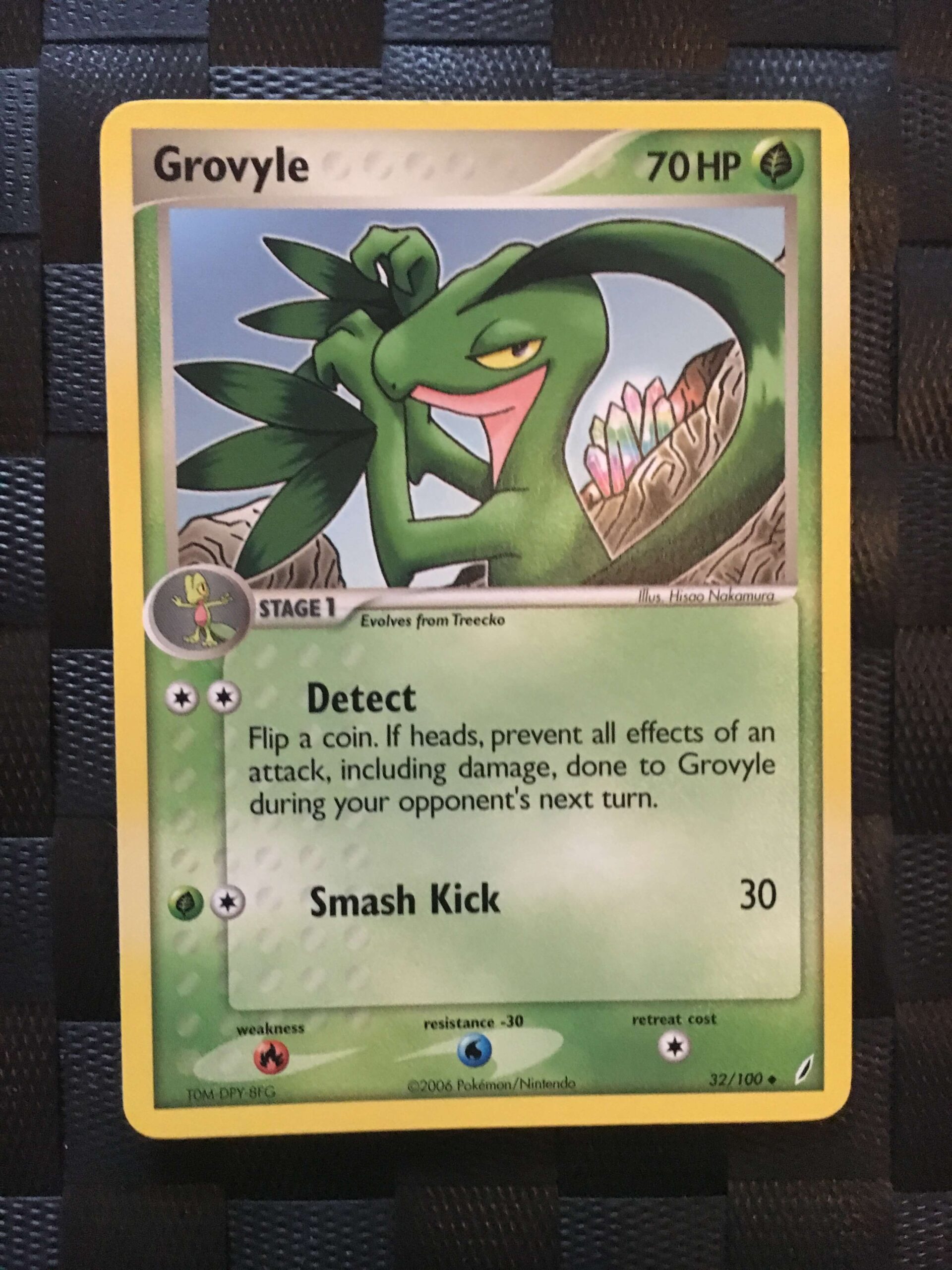 Grovyle Uncommon Ex Crystal Guardians Grovyle Uncommon Ex Crystal Guardians