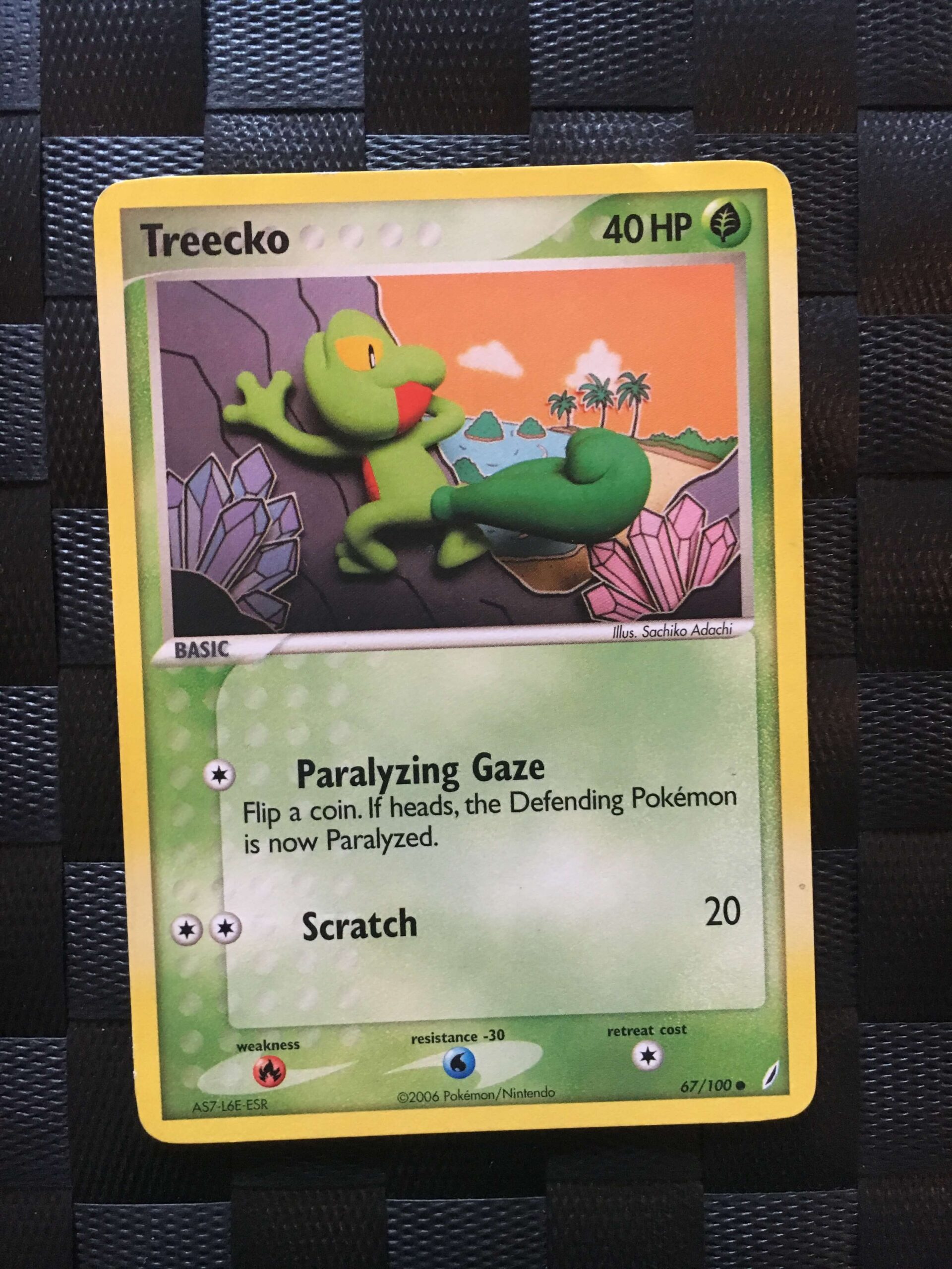Treecko Common Ex Crystal Guardians 2 Treecko Common Ex Crystal Guardians 2