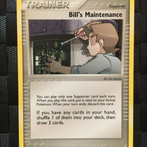 Bill's Maintenance Uncommon Trainer Ex Crystal Guardians