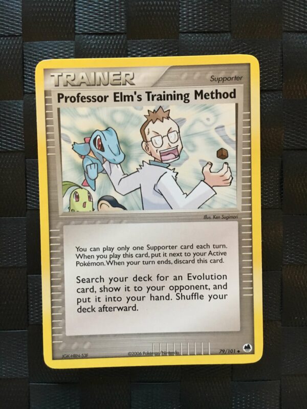 Professor Elm’s Training Method Uncommon Trainer Ex Dragon Frontiers