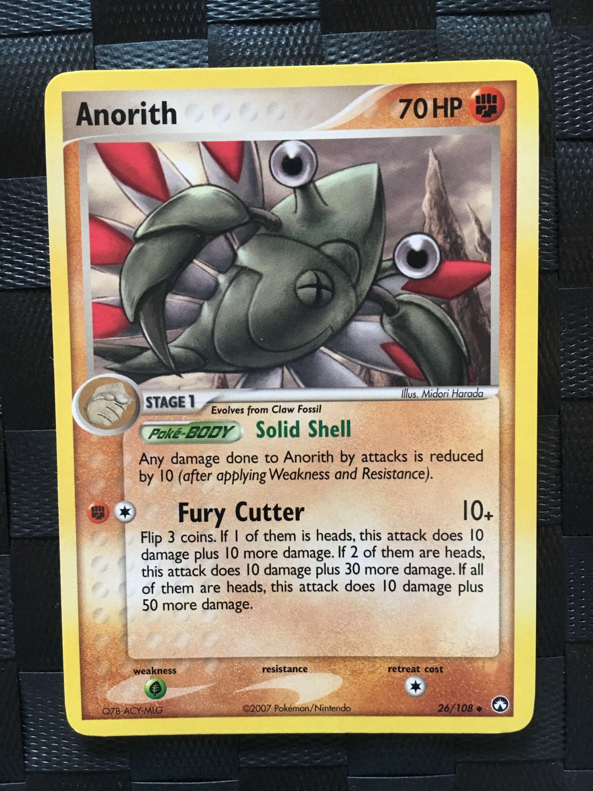 Anorith Uncommon Ex Power Keepers Anorith Uncommon Ex Power Keepers