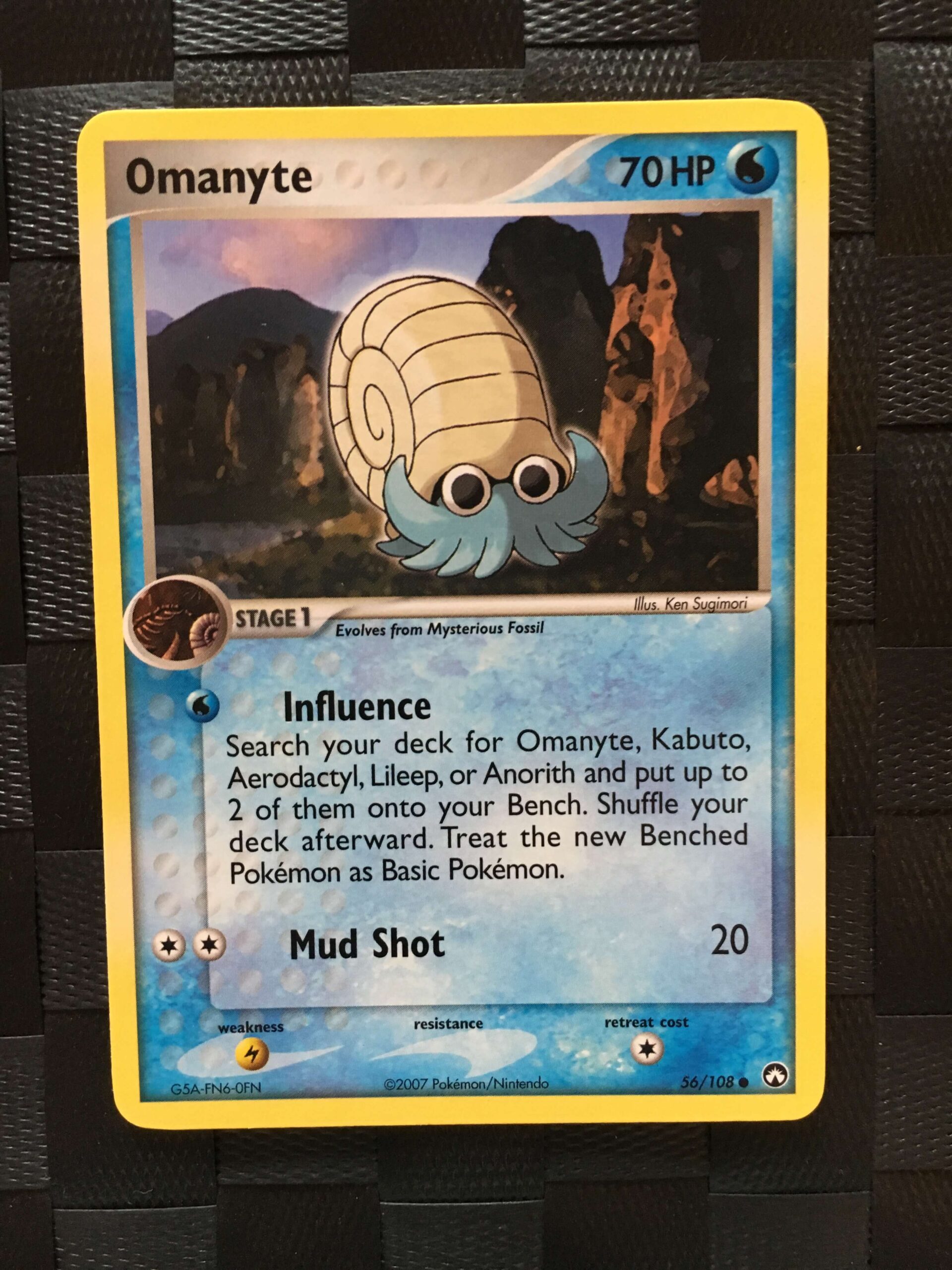 Omanyte Common Ex Power Keepers Omanyte Common Ex Power Keepers