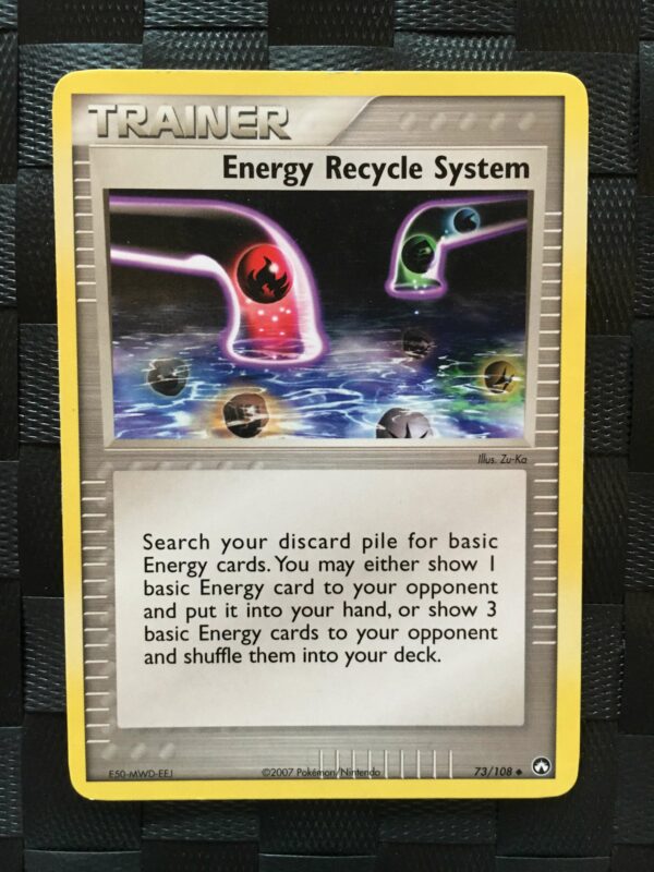 Energy Recycle System Uncommon Trainer Ex Power Keepers