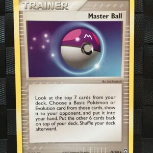 Master Ball Uncommon Trainer Ex Power Keepers