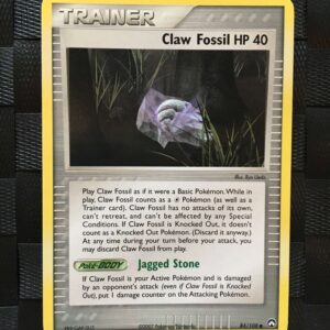 Claw Fossil HP 40 Common Trainer Ex Power Keepers