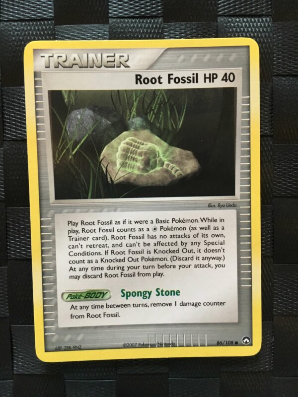 Root Fossil HP 50 Common Trainer Ex Power Keepers