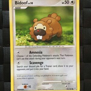 Bidoof Common Diamond & Pearl