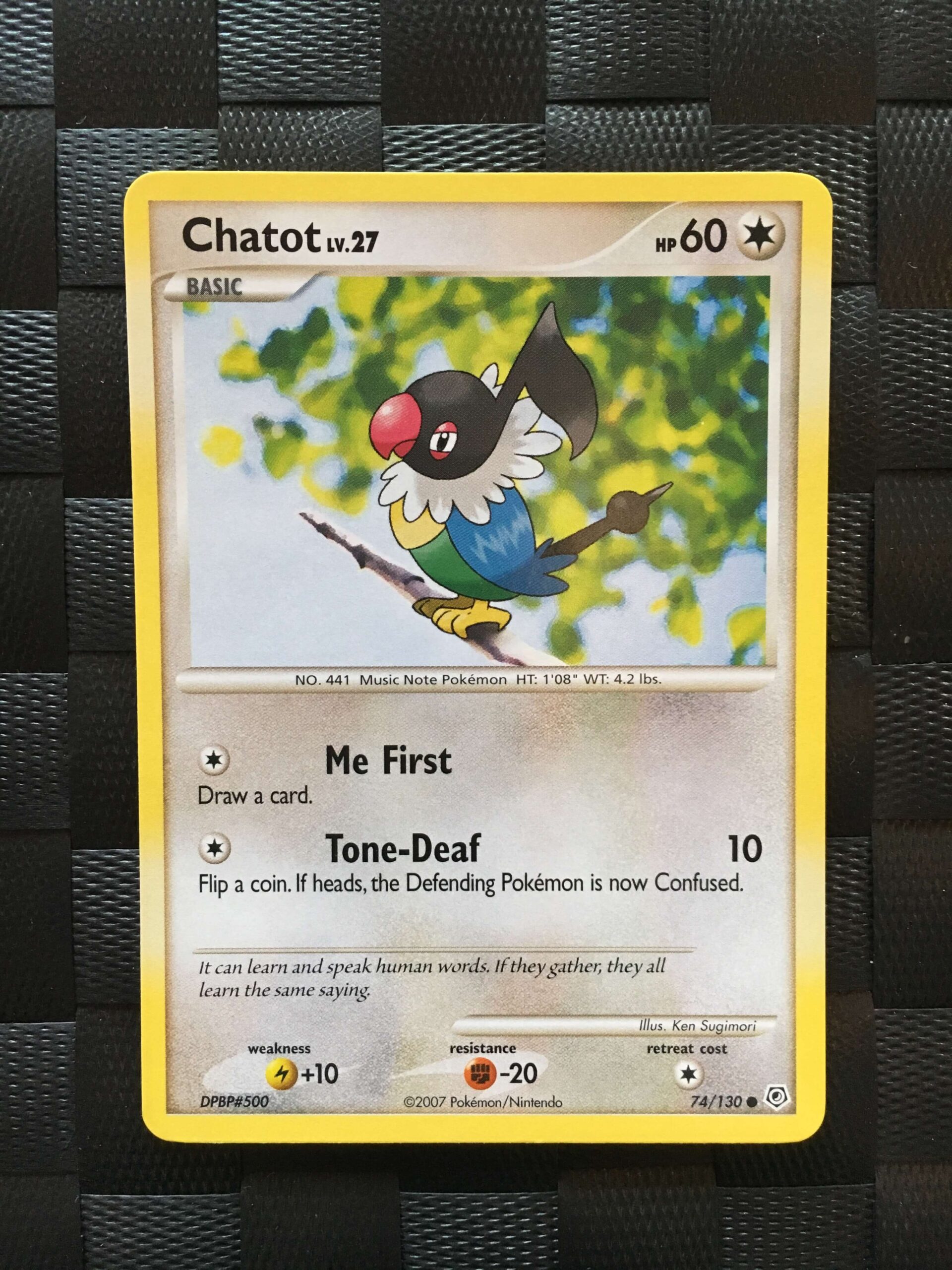 Chatot Common Diamond & Pearl Chatot Common Diamond & Pearl