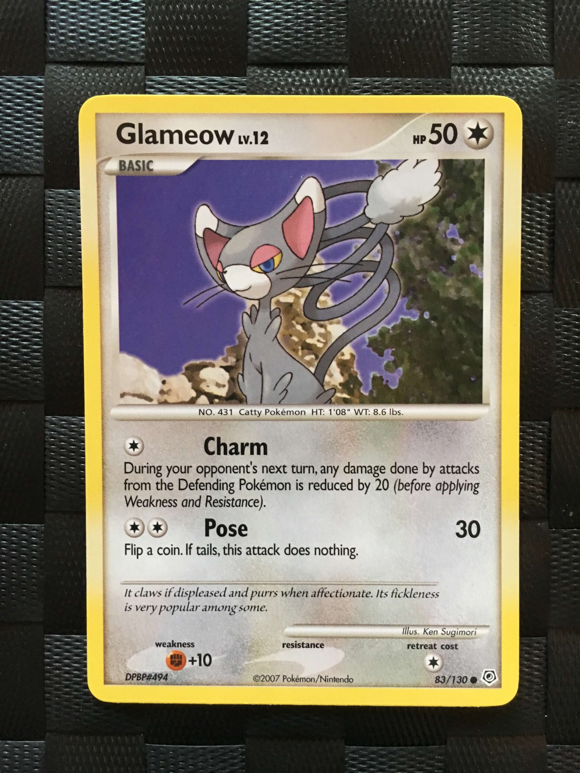 Glameow Common Diamond & Pearl Glameow Common Diamond & Pearl