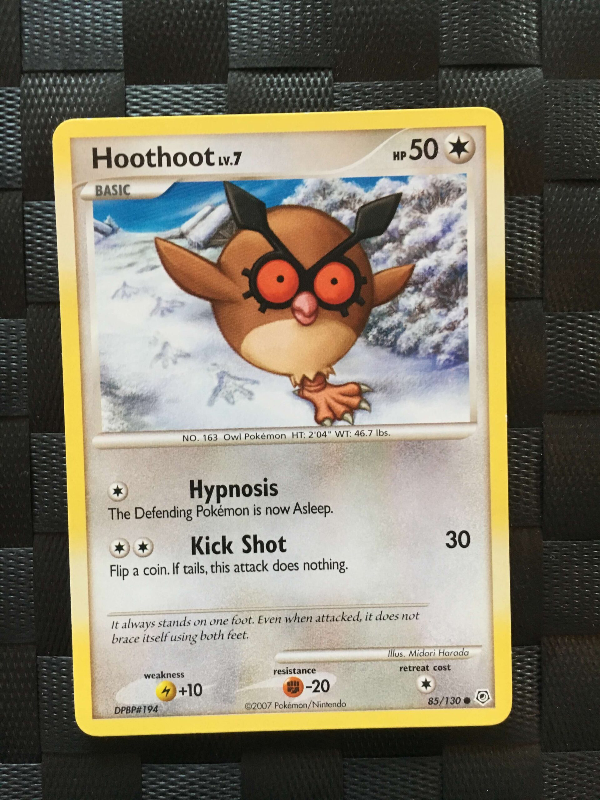 Hoothoot Common Diamond & Pearl Hoothoot Common Diamond & Pearl