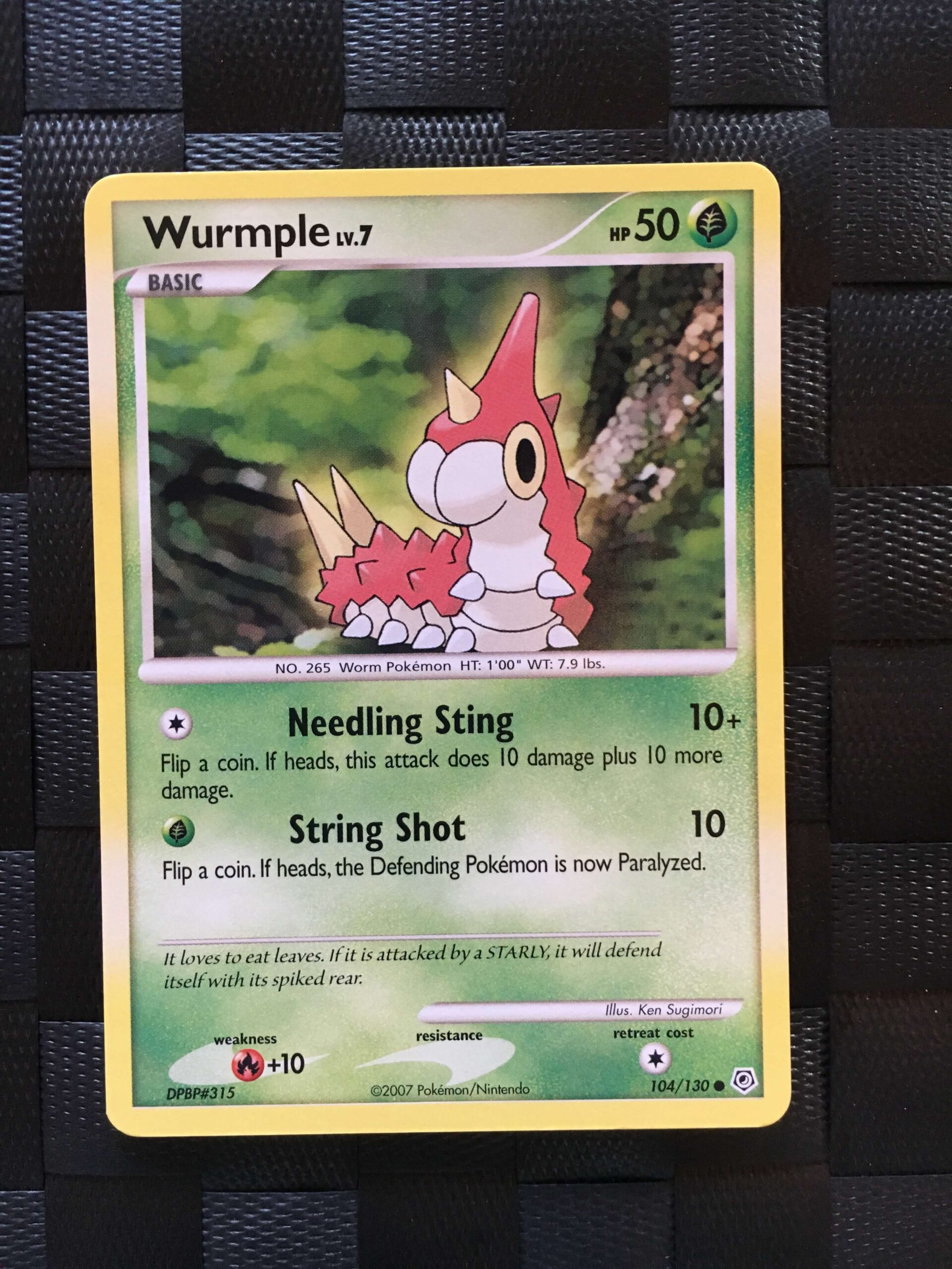 Wurmple Common Diamond & Pearl