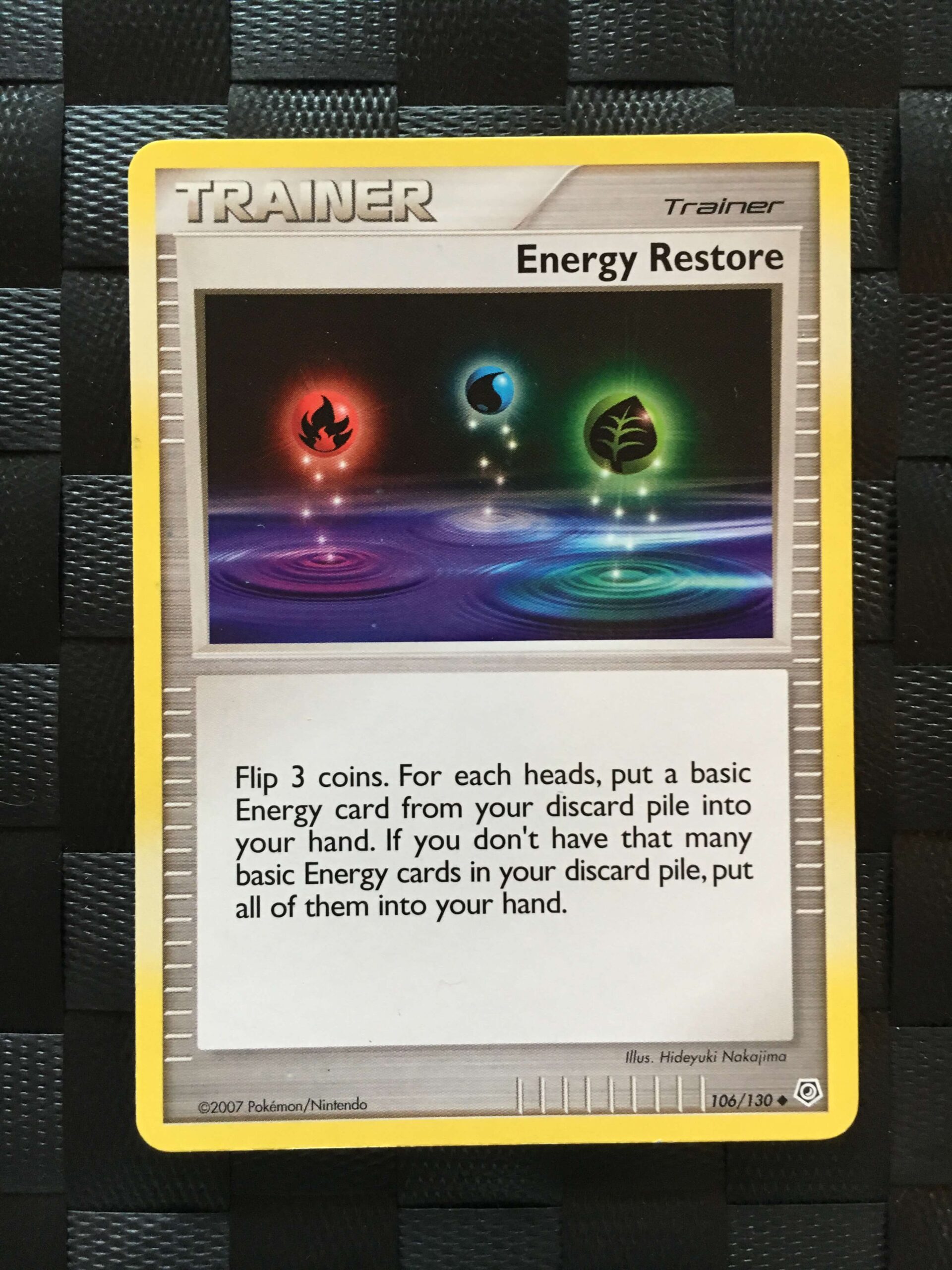 Energy Restore Uncommon Trainer Diamond & Pearl 2