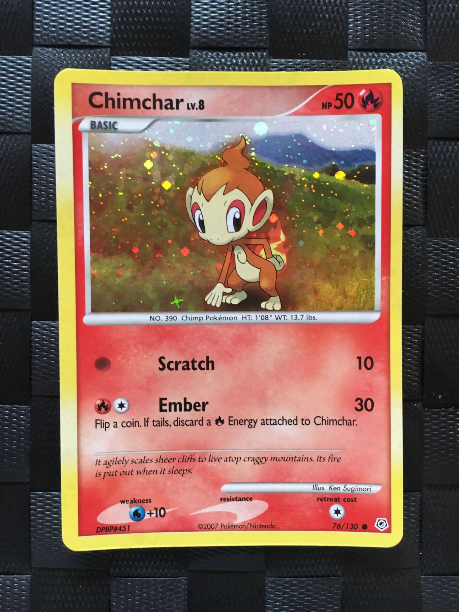 Chimchar Holo Diamond & Pearl Chimchar Holo Diamond & Pearl