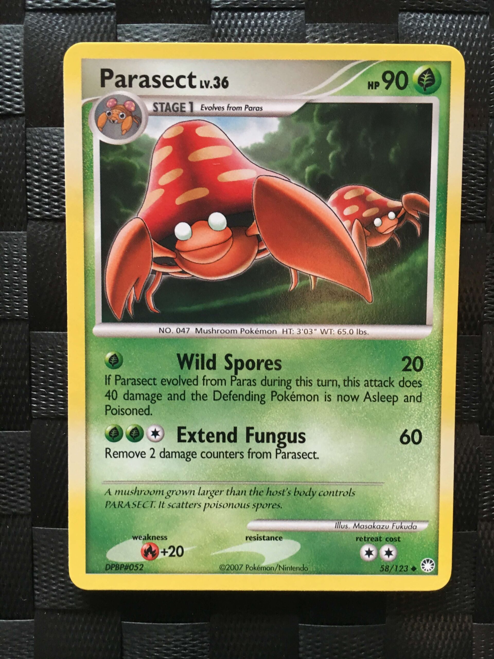 Parasect Uncommon Diamond & Pearl: Mysterious Treasures
