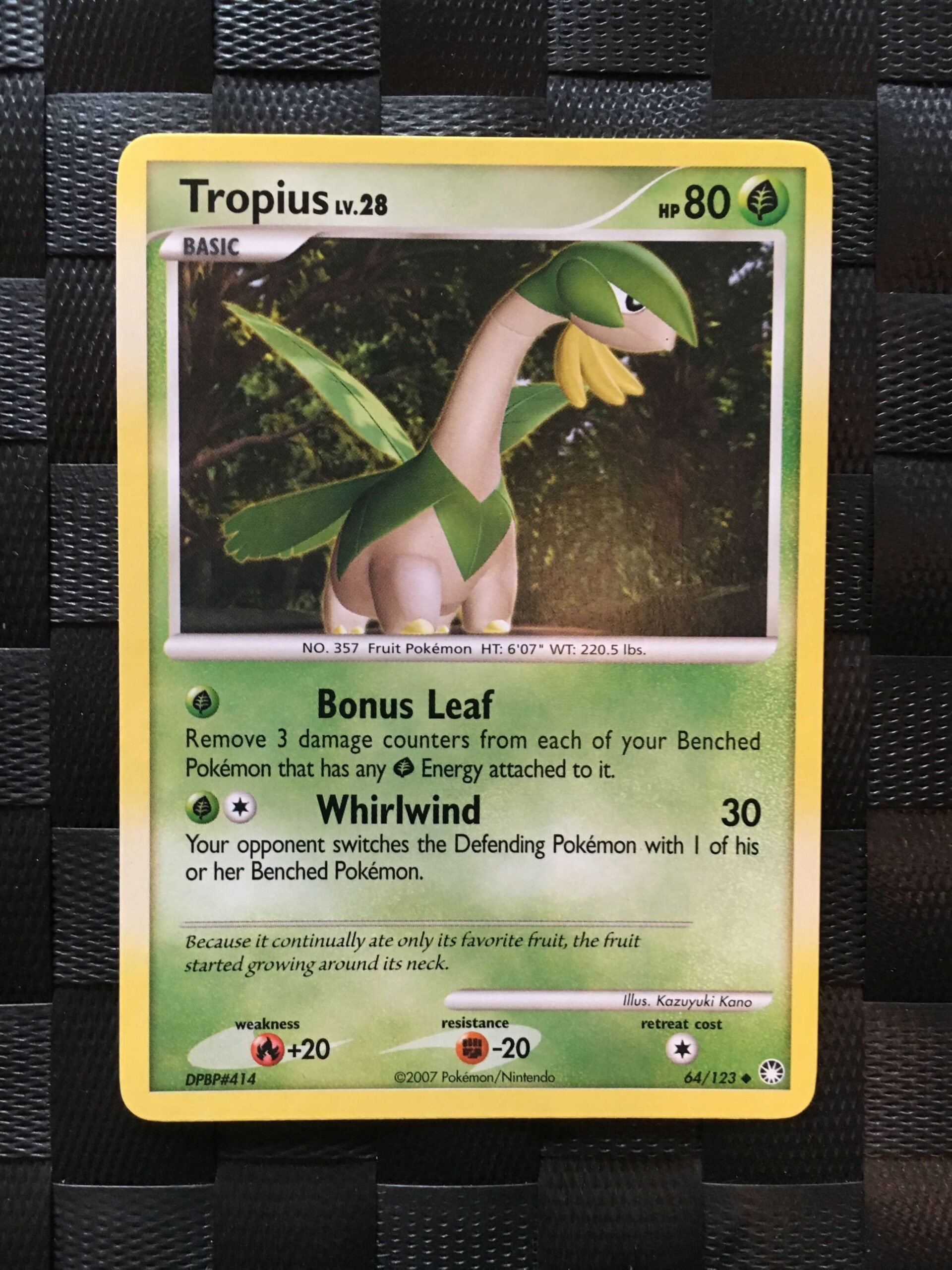 Tropius Uncommon Diamond & Pearl: Mysterious Treasures Tropius Uncommon Diamond & Pearl: Mysterious Treasures