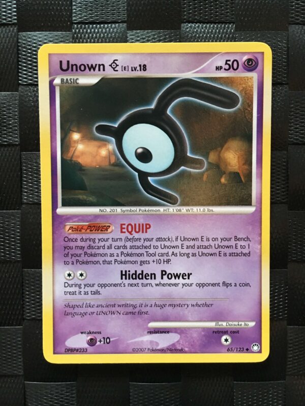 Unown E Uncommon Diamond & Pearl: Mysterious Treasures