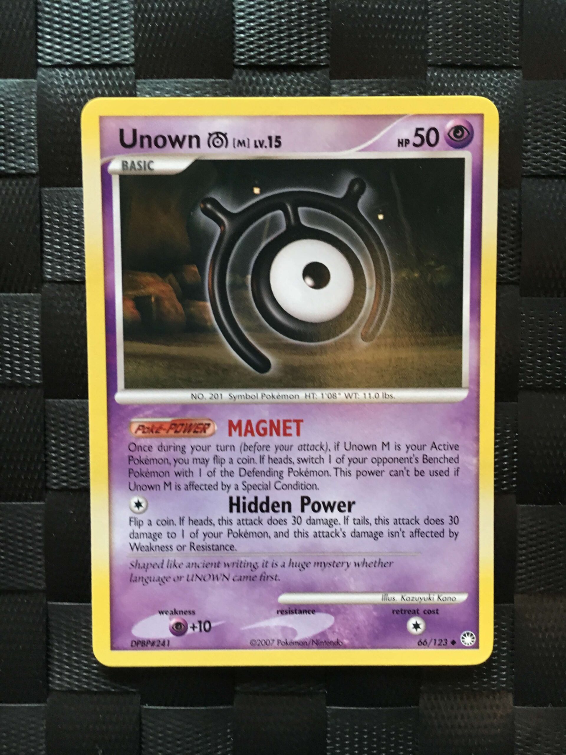 Unown M Uncommon Diamond & Pearl: Mysterious Treasures Unown M Uncommon Diamond & Pearl: Mysterious Treasures