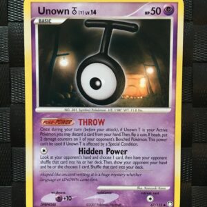 Unown T Uncommon Diamond & Pearl: Mysterious Treasures