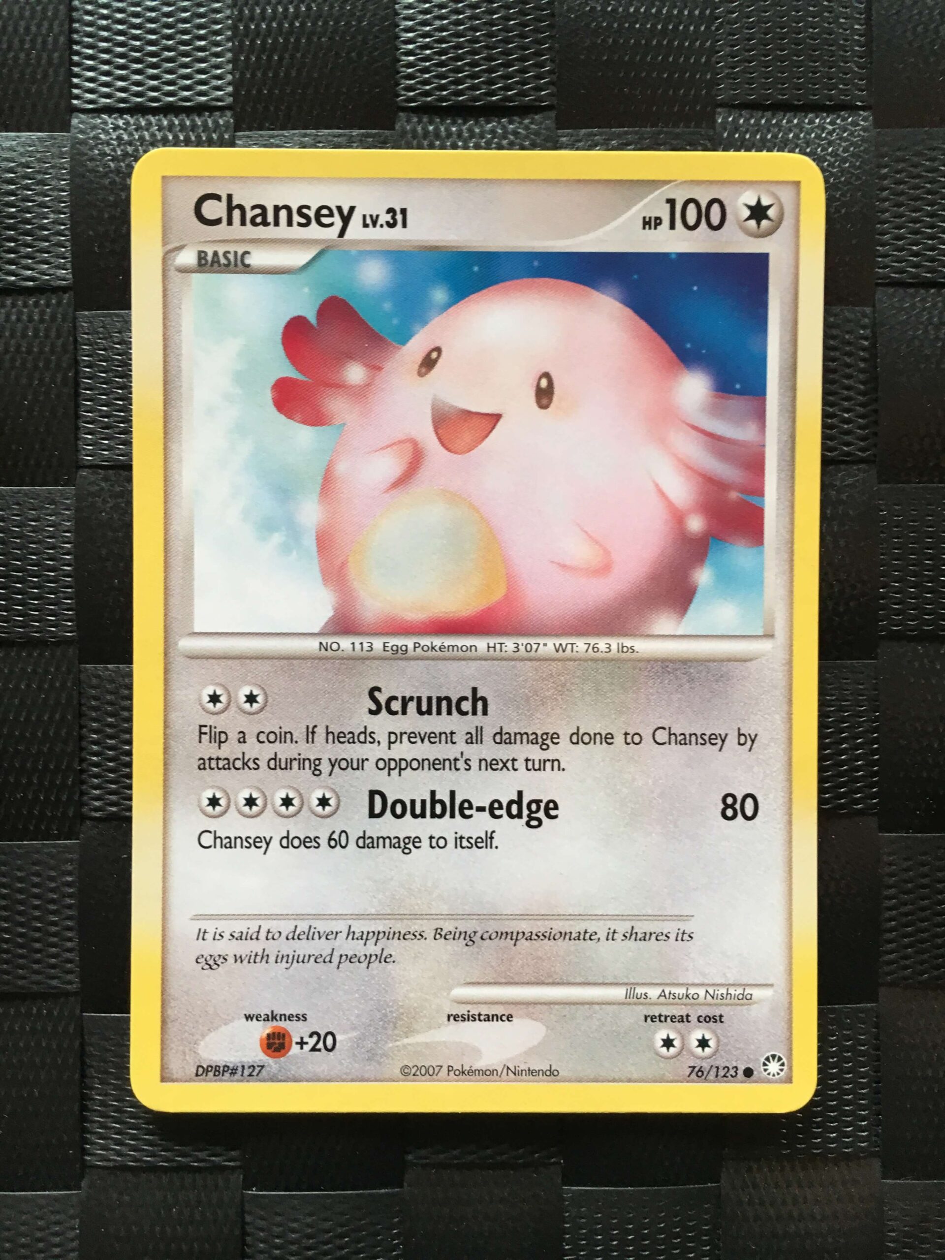 Chansey Common Diamond & Pearl: Mysterious Treasures