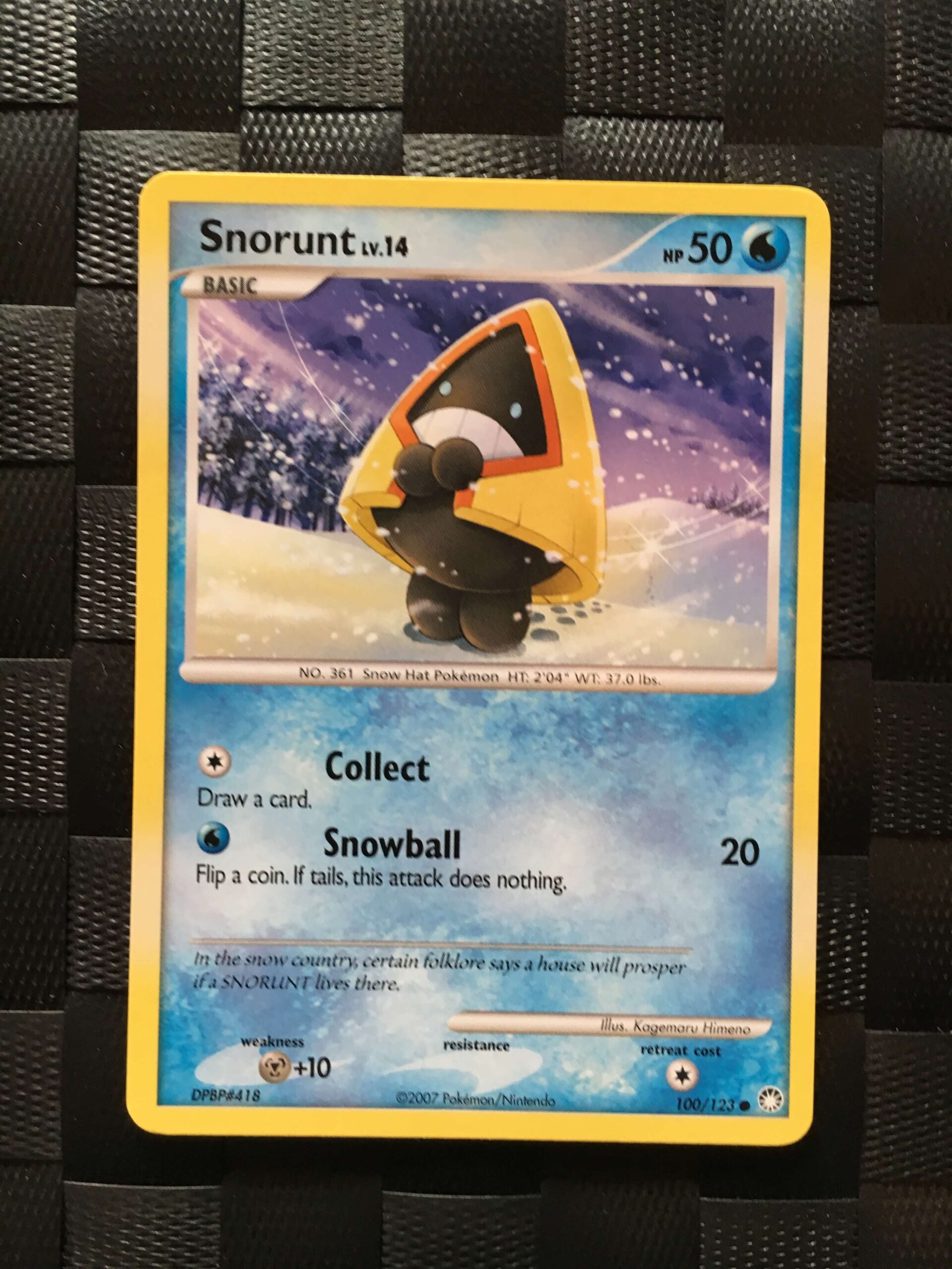 Snorunt Common Diamond & Pearl: Mysterious Treasures Snorunt Common Diamond & Pearl: Mysterious Treasures