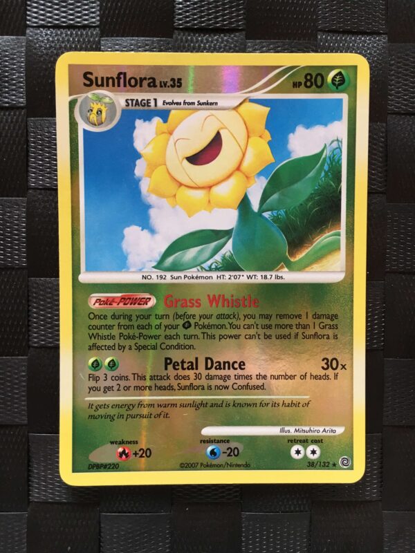 Sunflora Rare Reverse Diamond & Pearl Secret Wonders