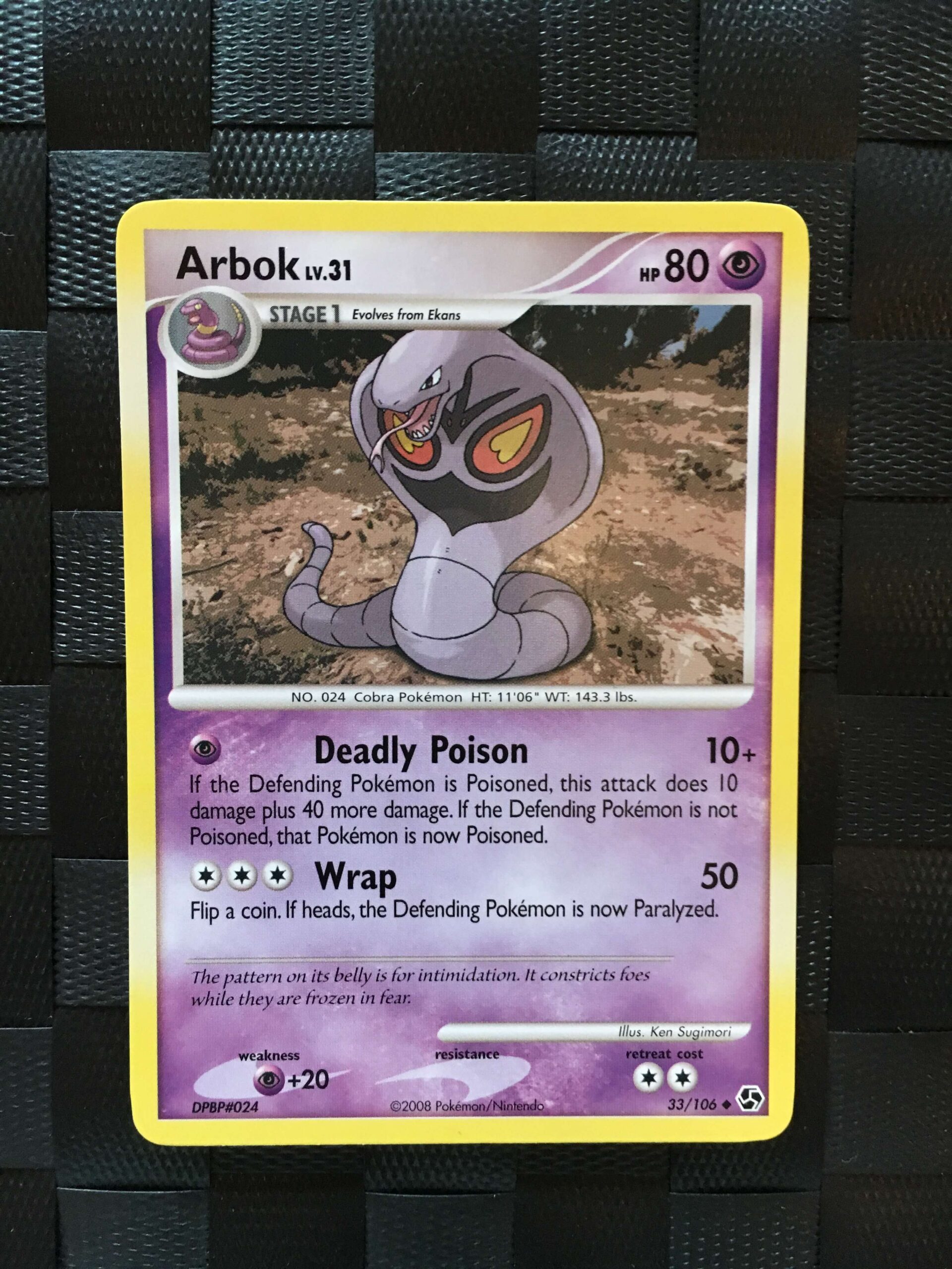 Arbok Uncommon Diamond & Pearl: Great Encounters