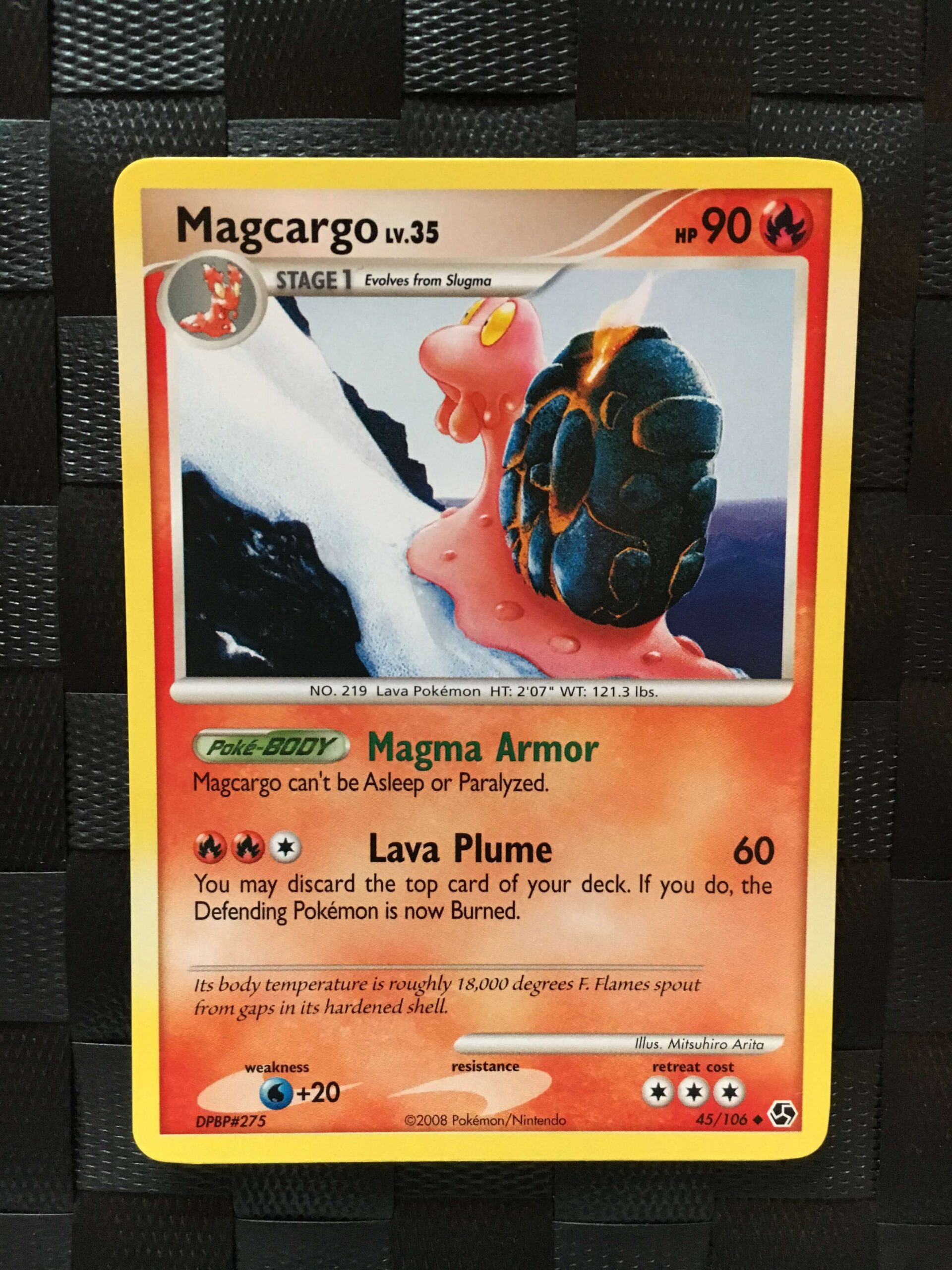 Magcargo Uncommon Diamond & Pearl: Great Encounters Magcargo Uncommon Diamond & Pearl: Great Encounters