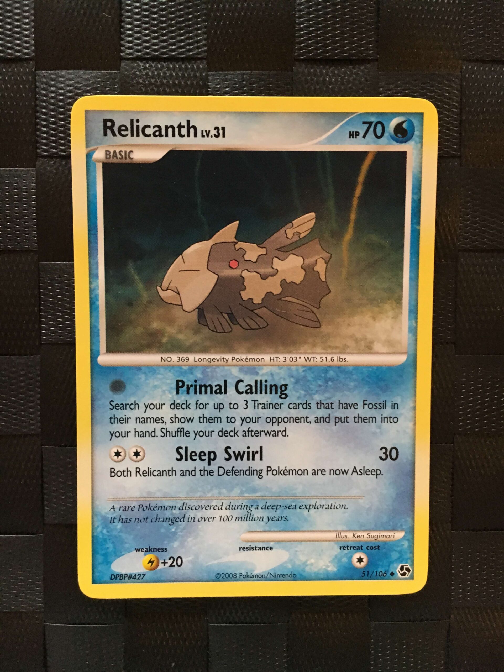 Relicanth Uncommon Diamond & Pearl: Great Encounters