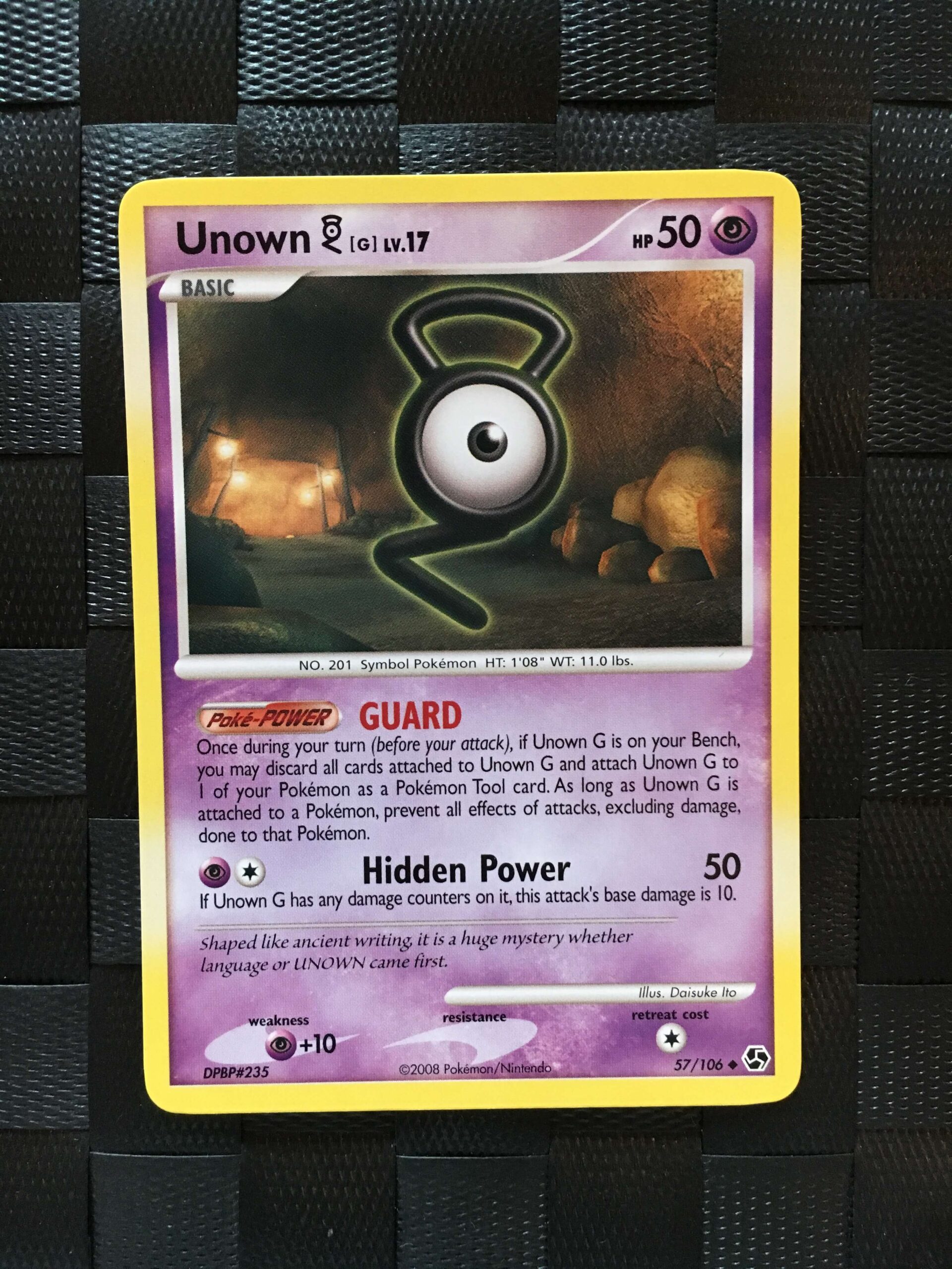 Unown G Uncommon Diamond & Pearl: Great Encounters